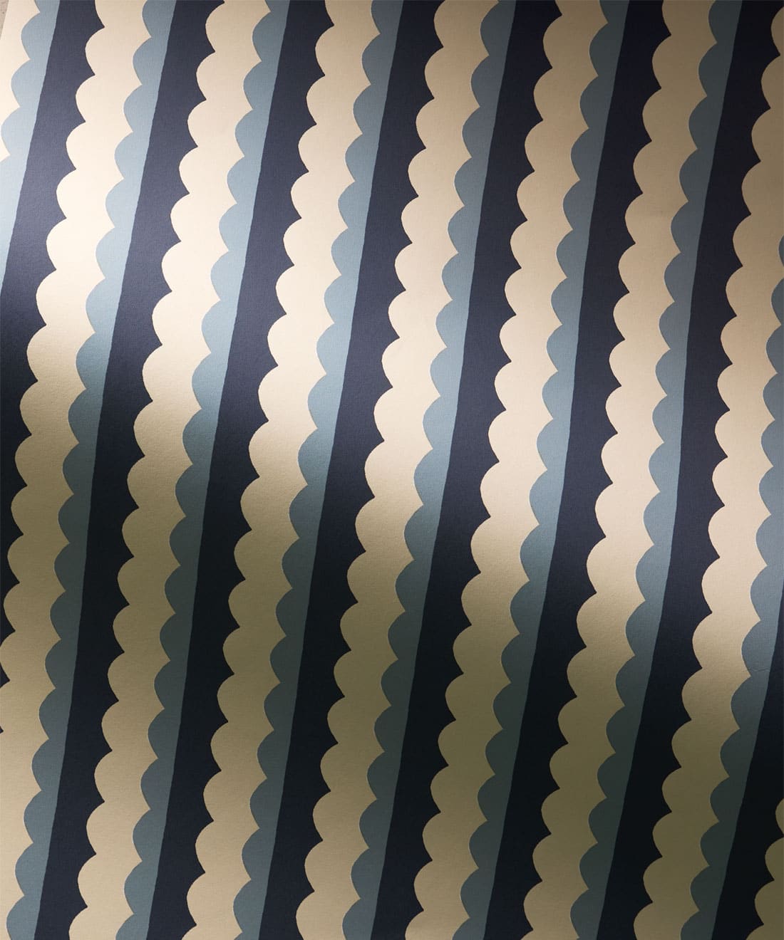 Otto Wallpaper, Indigo