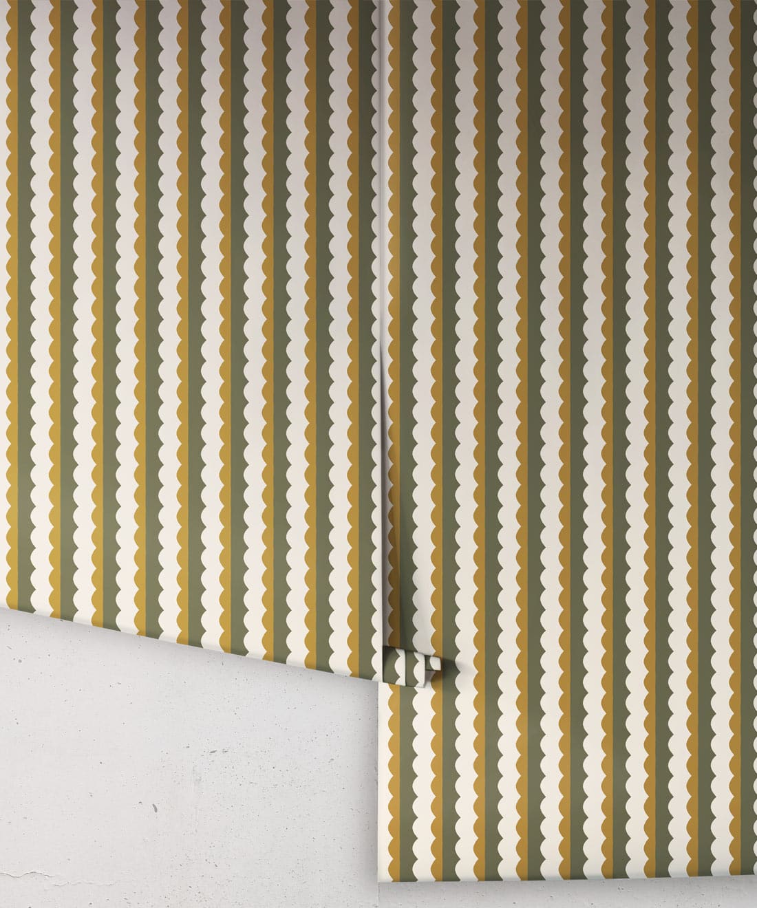 Otto Wallpaper, Olive