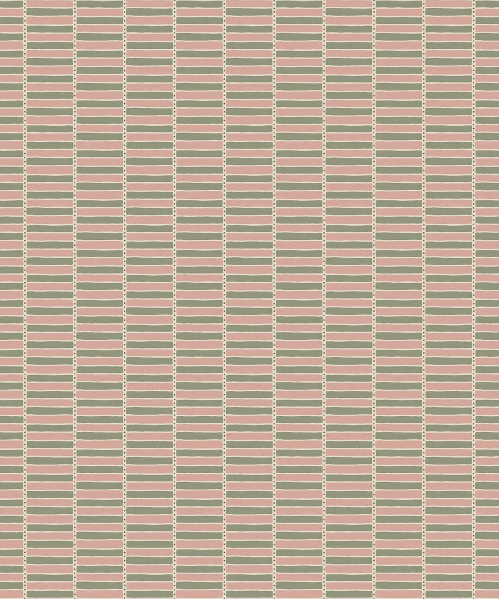 Rail Wallpaper, Blush