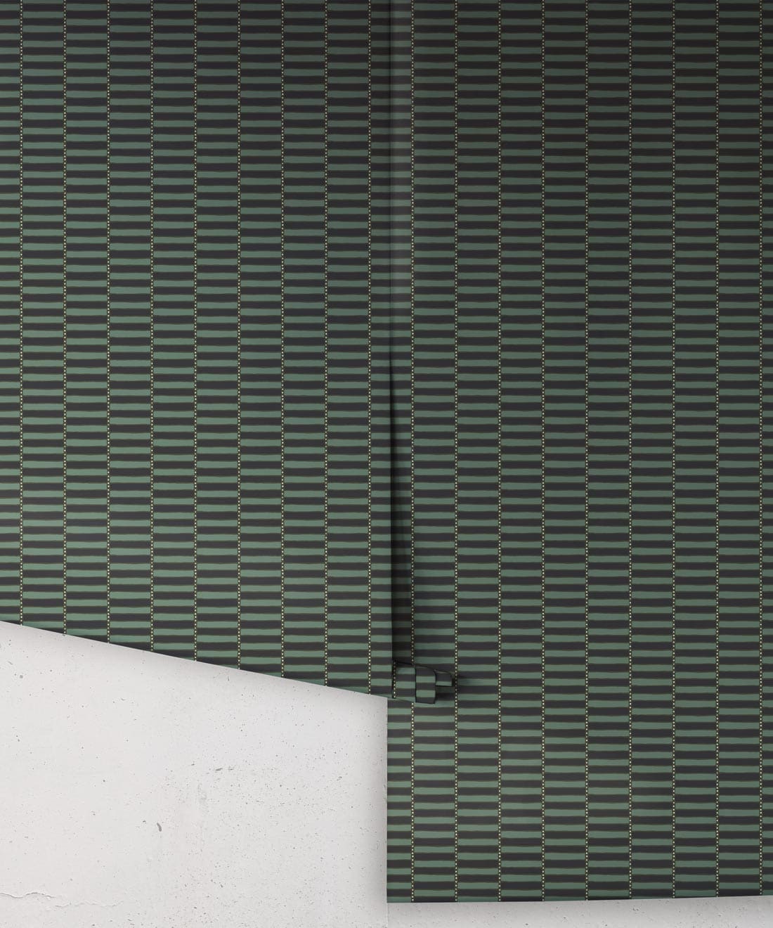 Rail Wallpaper, Indigo