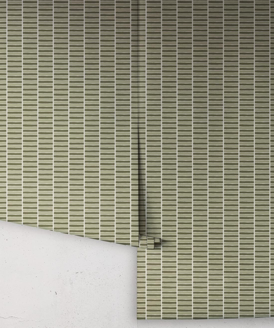 Rail Wallpaper, Moss