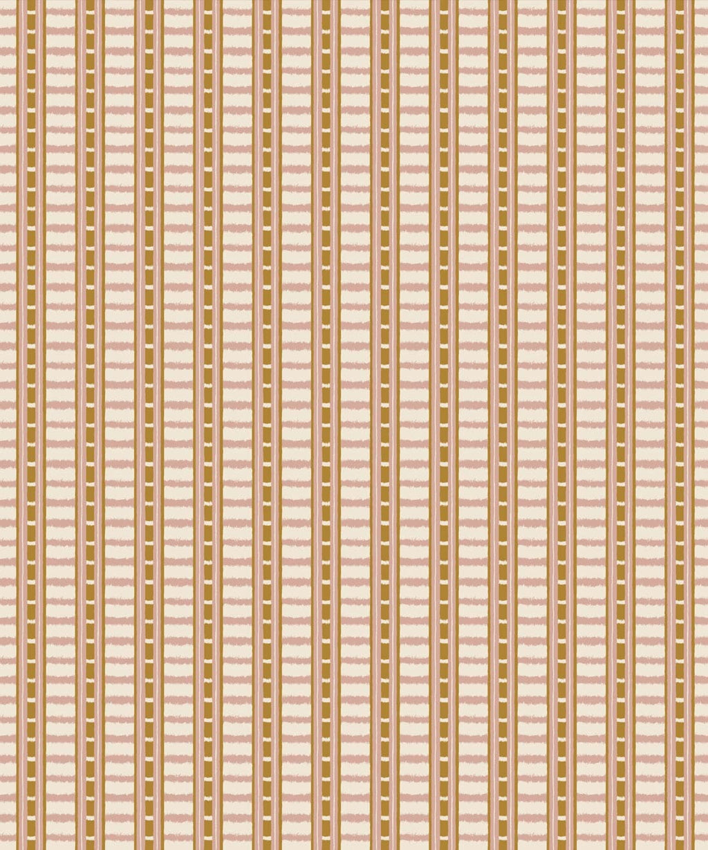 Reed Wallpaper, Blush