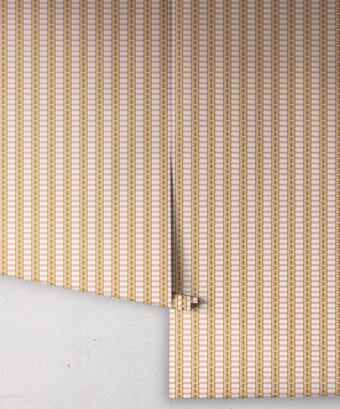 Reed Wallpaper, Blush