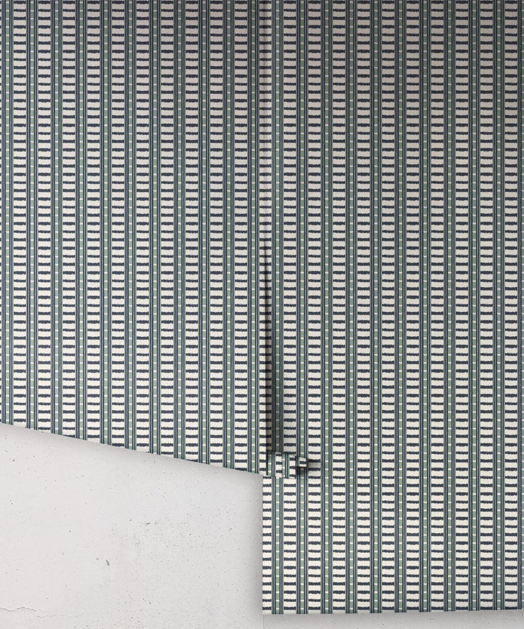 Reed Wallpaper, Indigo