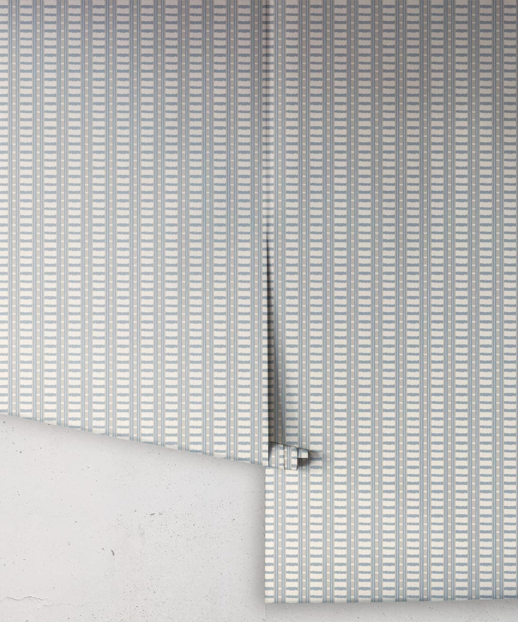 Reed Wallpaper, Periwinkle