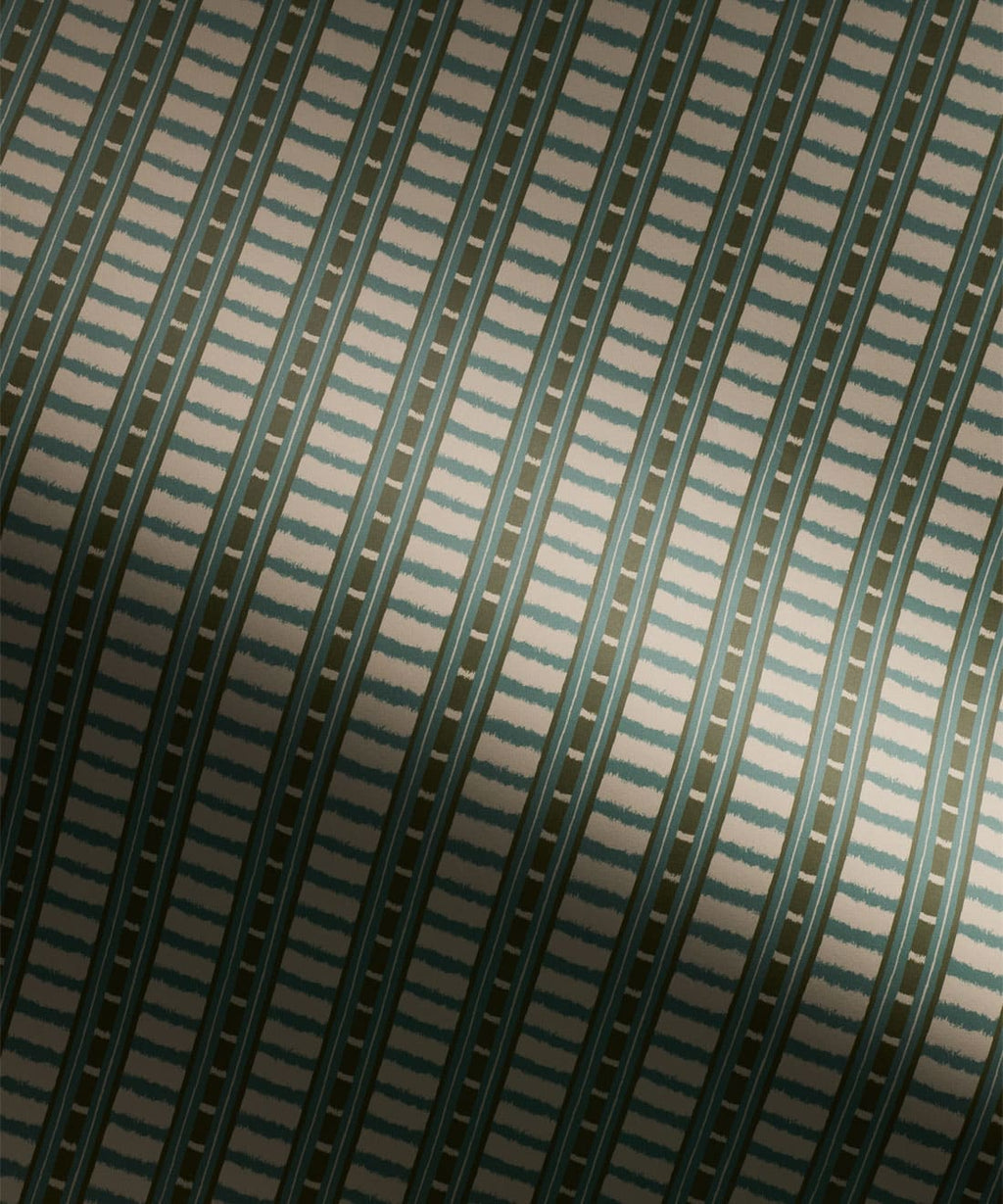 Reed Wallpaper, Teal