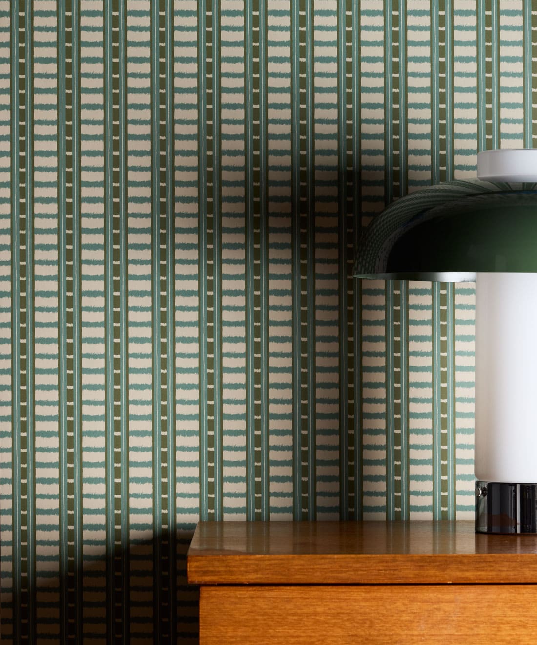 Reed Wallpaper, Teal