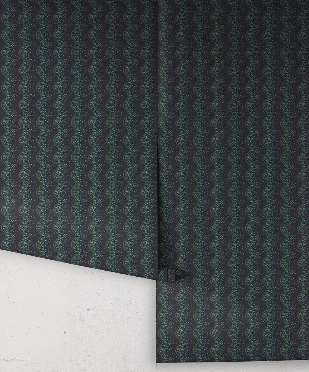 Shore Wallpaper, Indigo