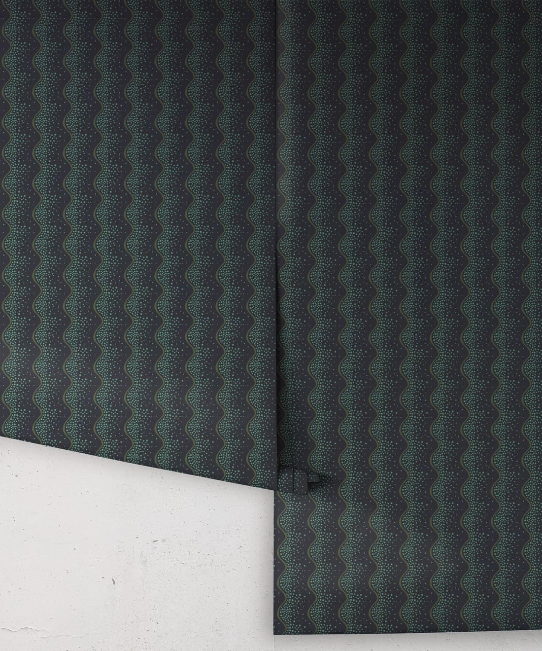 Shore Wallpaper, Indigo