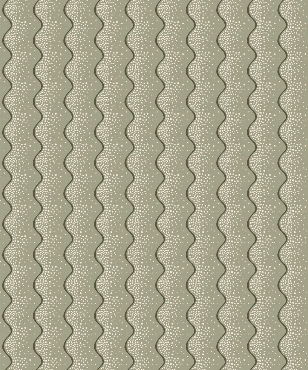 Shore Wallpaper, Olive