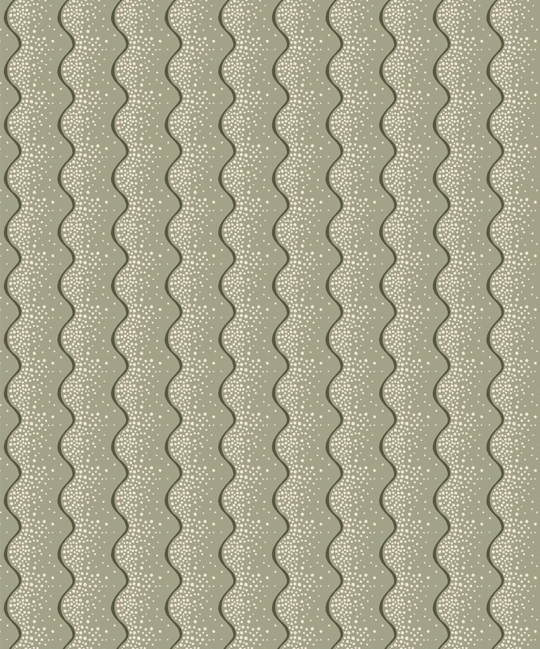 Shore Wallpaper, Olive