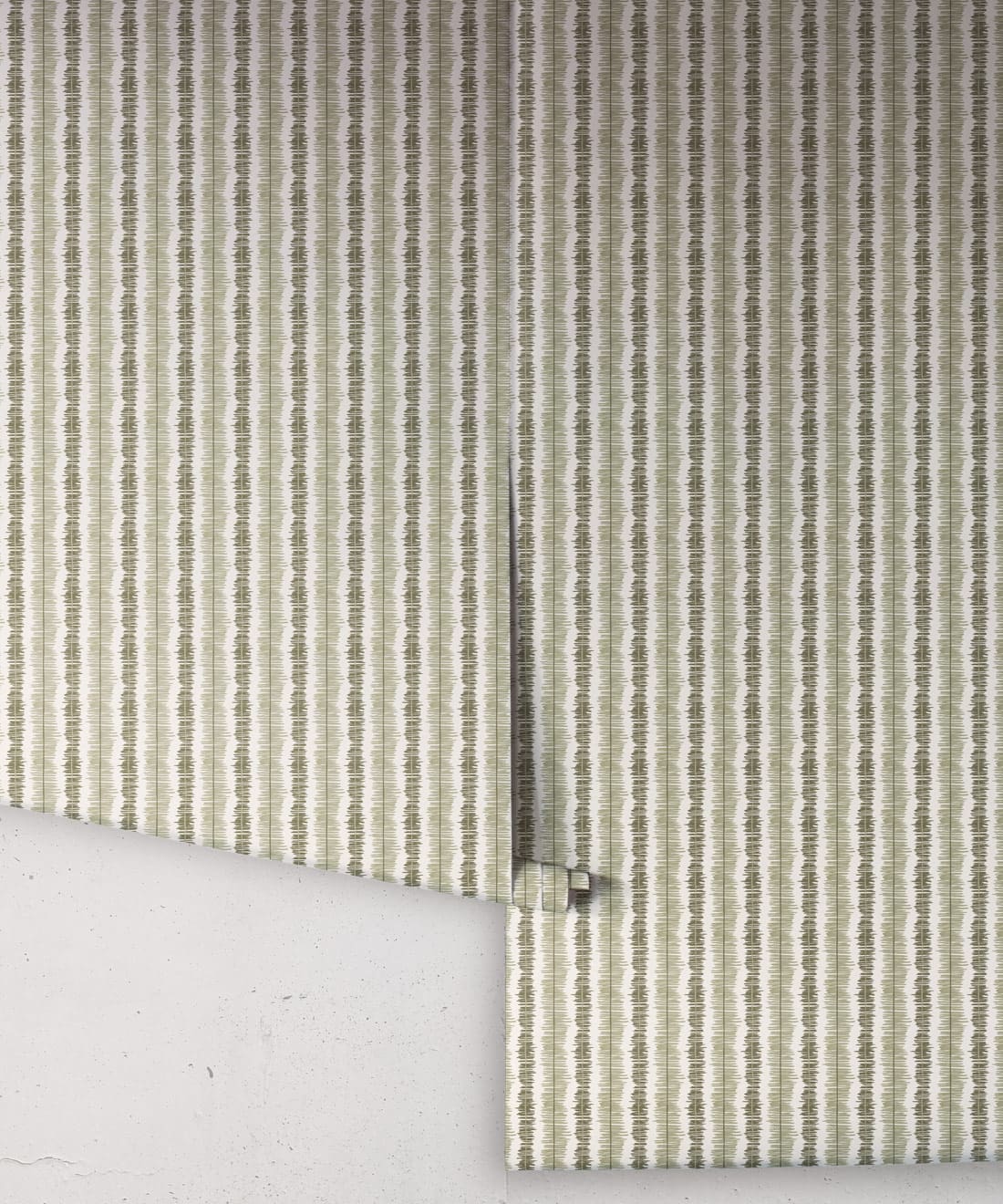 Stitch Wallpaper, Olive