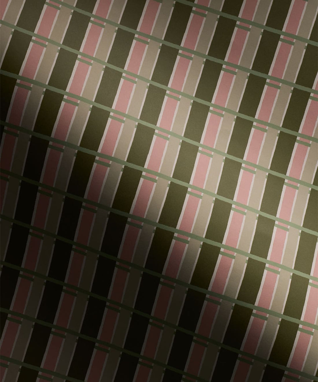 Twill Wallpaper, Olive