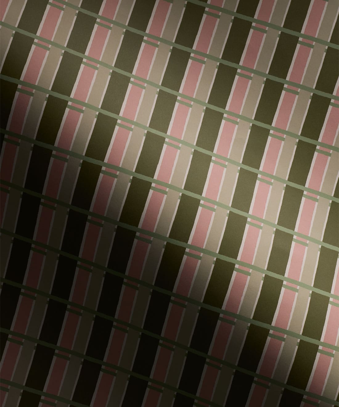 Twill Wallpaper, Olive