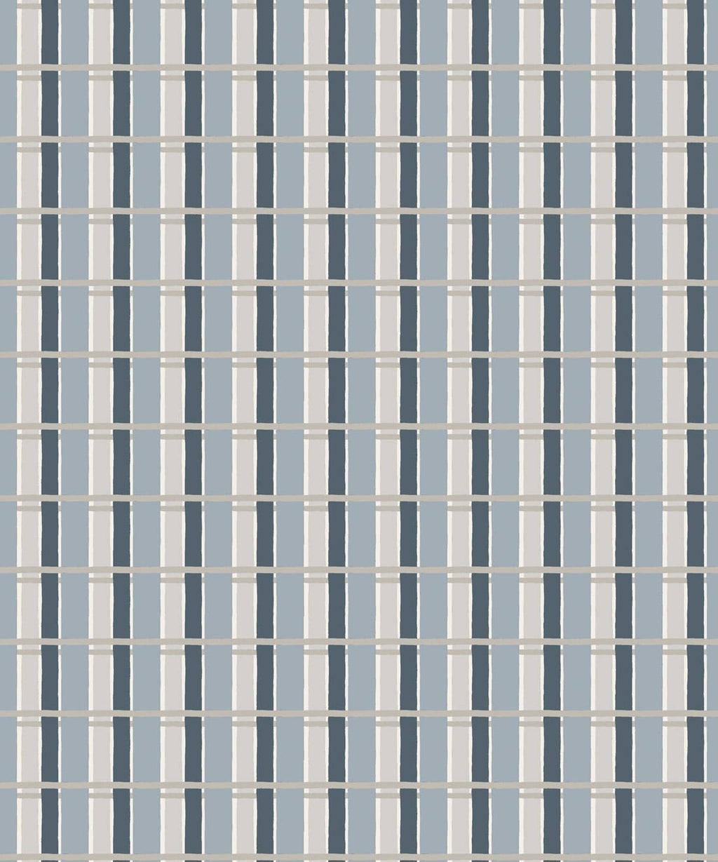 Twill Wallpaper, Periwinkle