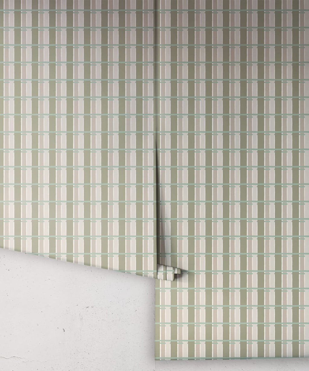 Twill Wallpaper, Sage