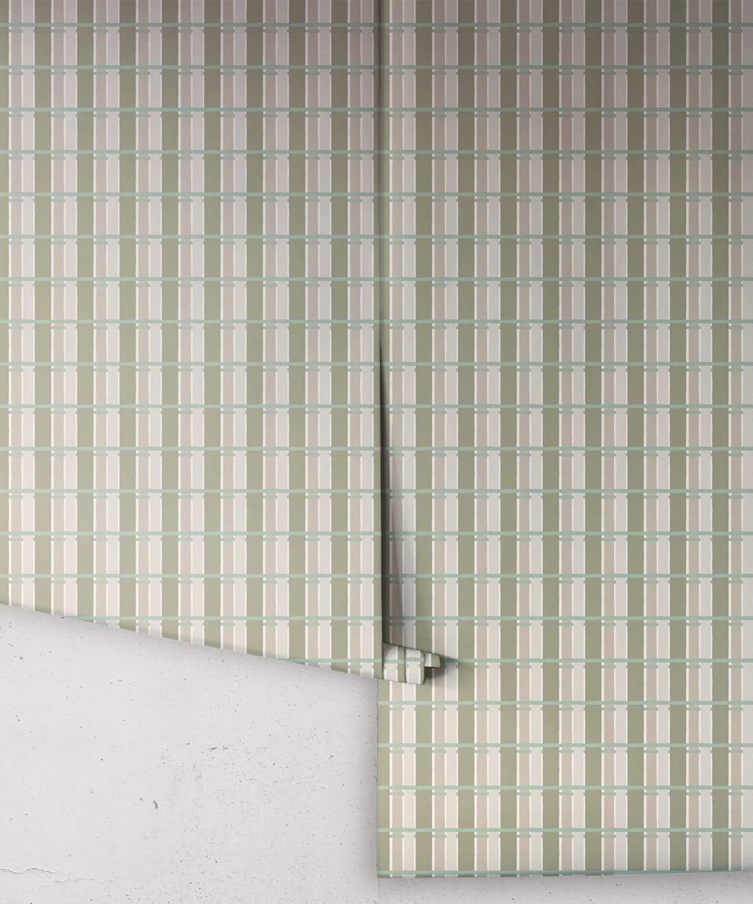 Twill Wallpaper, Sage