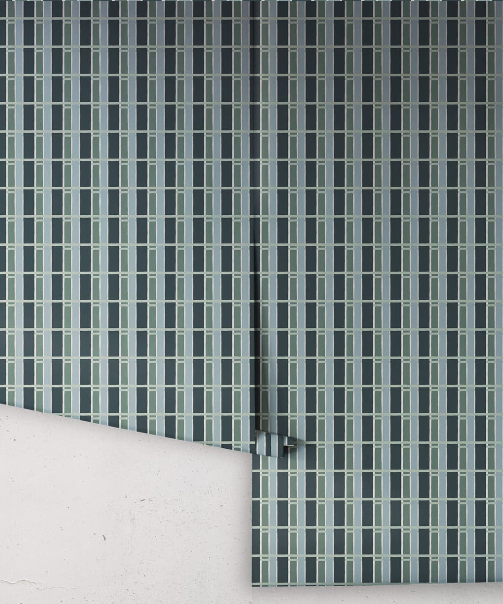 Twill Wallpaper, Teal