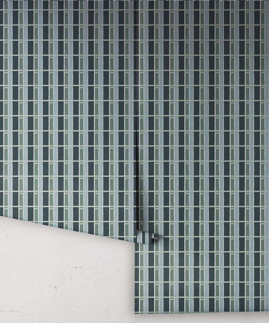 Twill Wallpaper, Teal