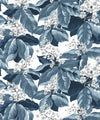 Horse Chestnut Wallpaper, Indigo