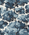 Great Oak Wallpaper, Indigo