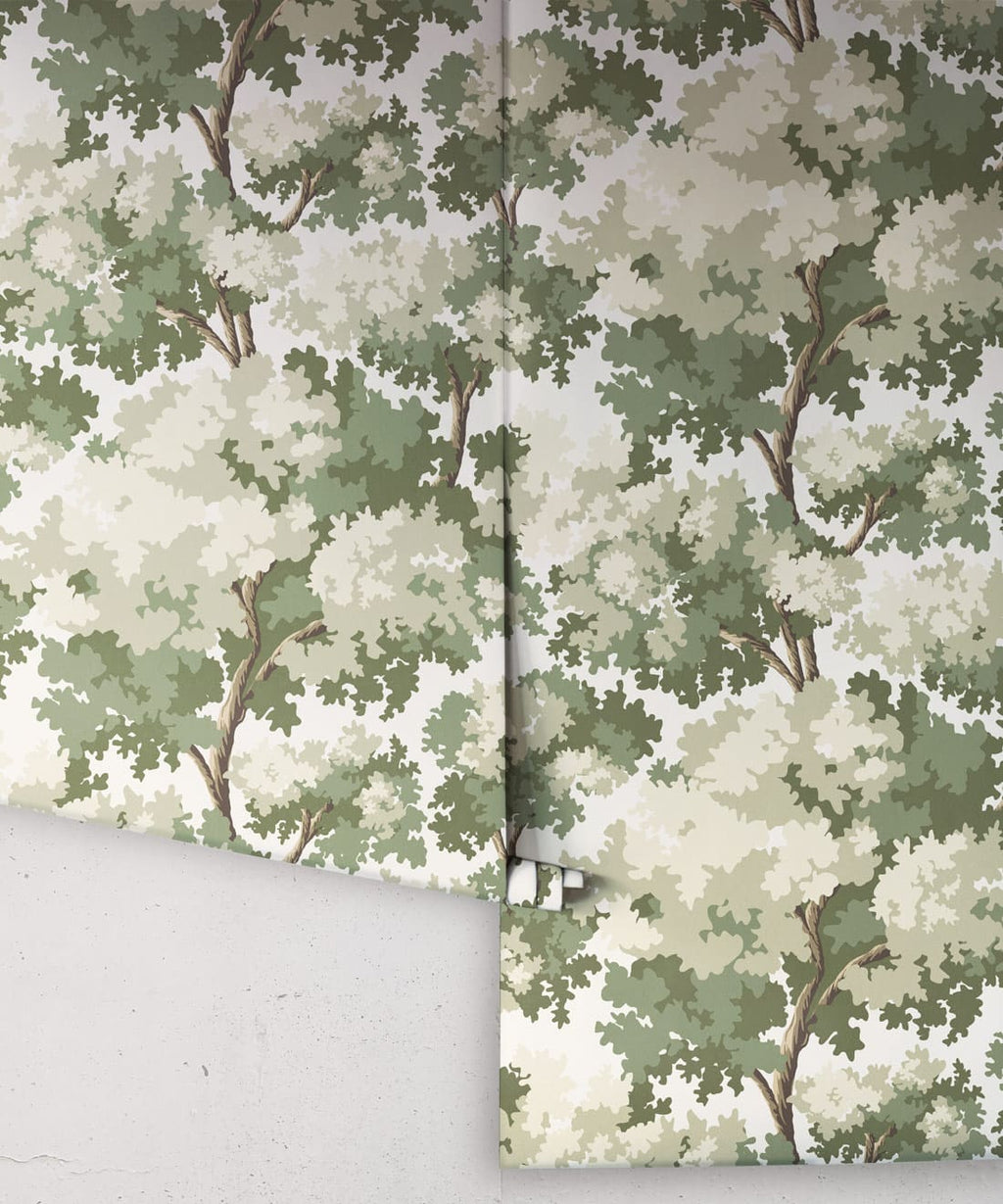 Great Oak Wallpaper, Sage