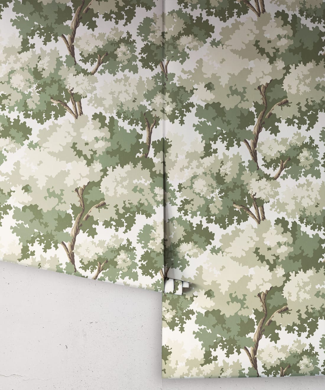 Great Oak Wallpaper, Sage