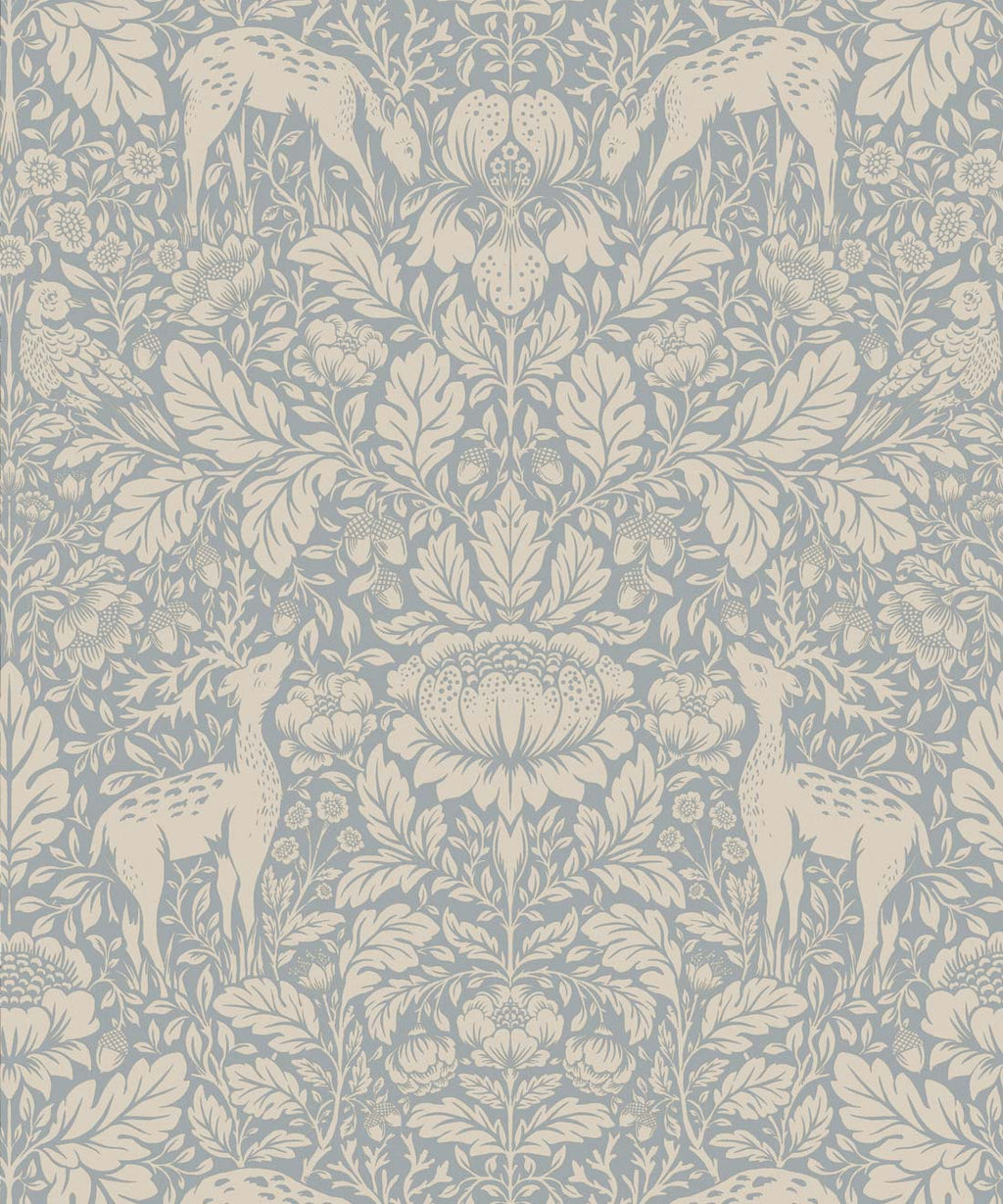Richmond Wallpaper, Cornflower