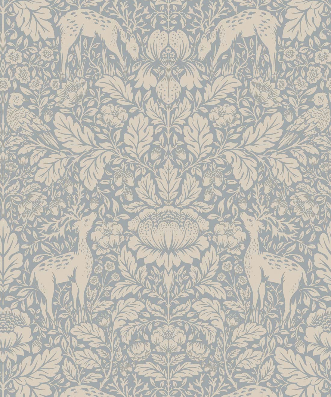 Richmond Wallpaper, Cornflower