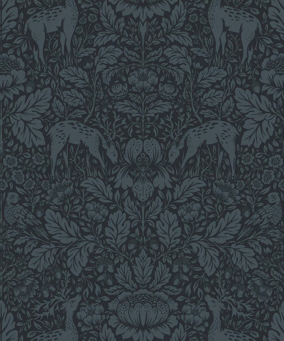 Richmond Wallpaper, Indigo