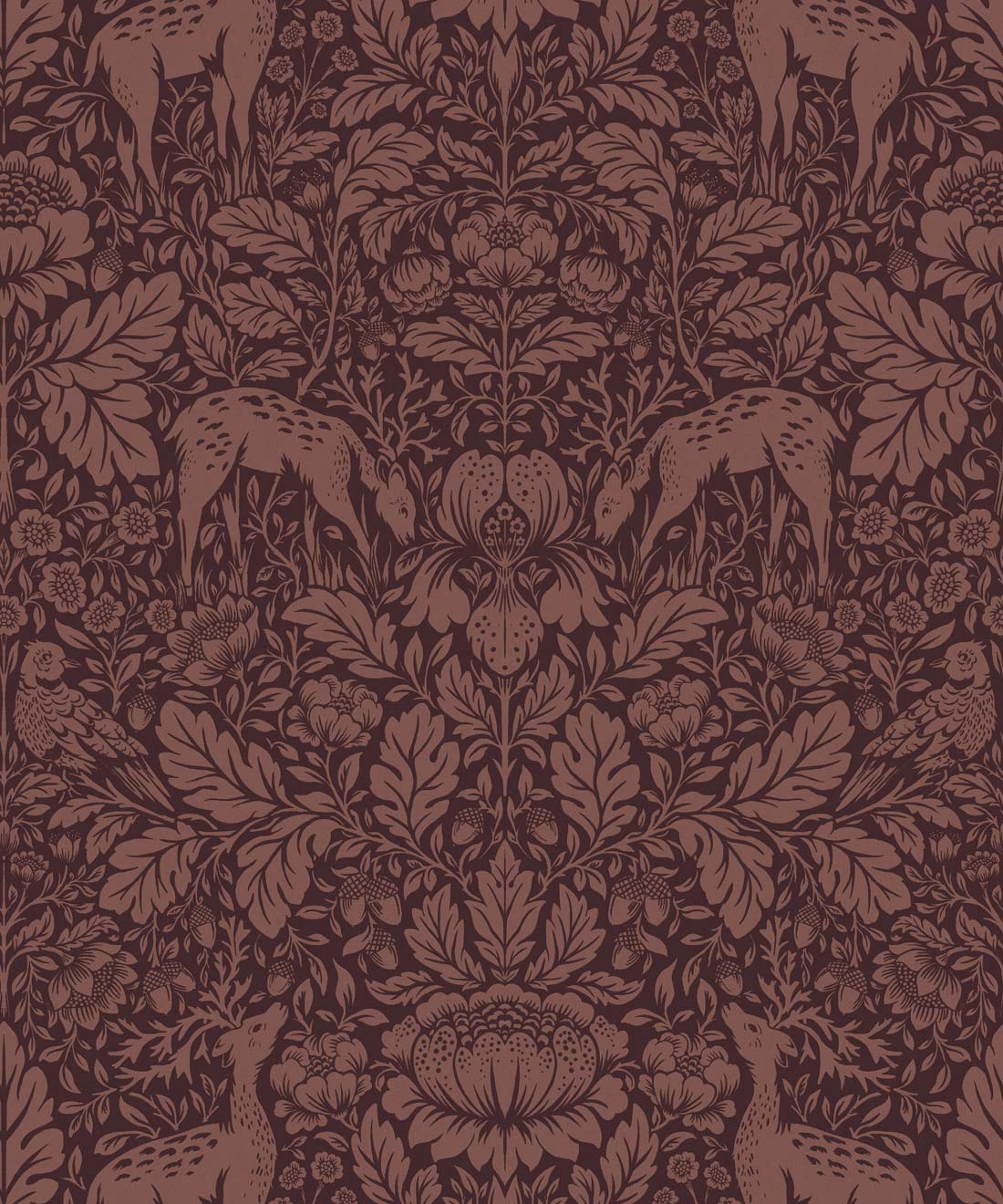 Richmond Wallpaper, Plum