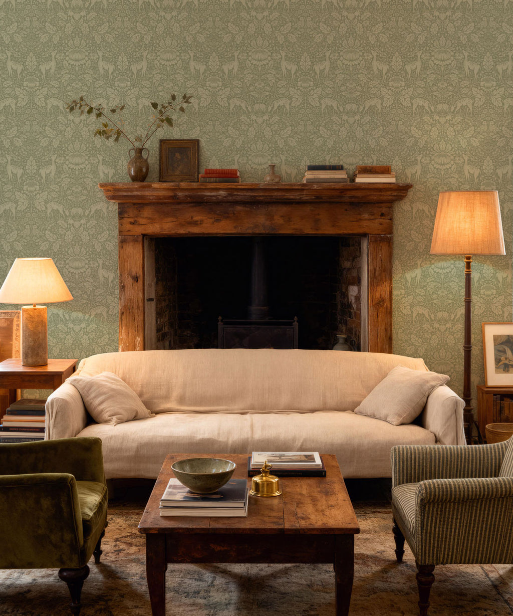 Richmond Wallpaper, Sage