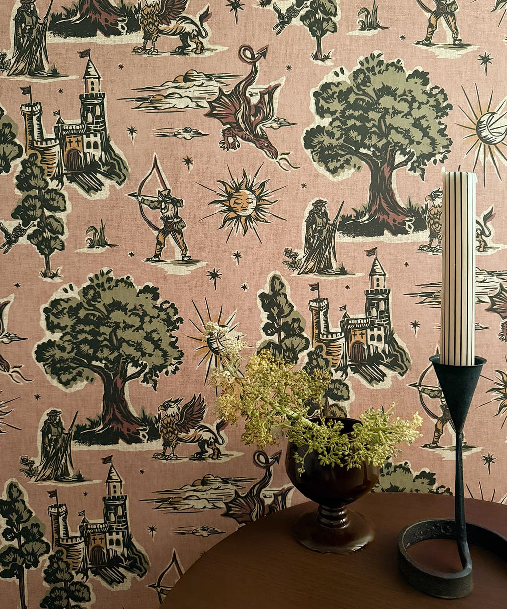 Realm Wallpaper, Blush