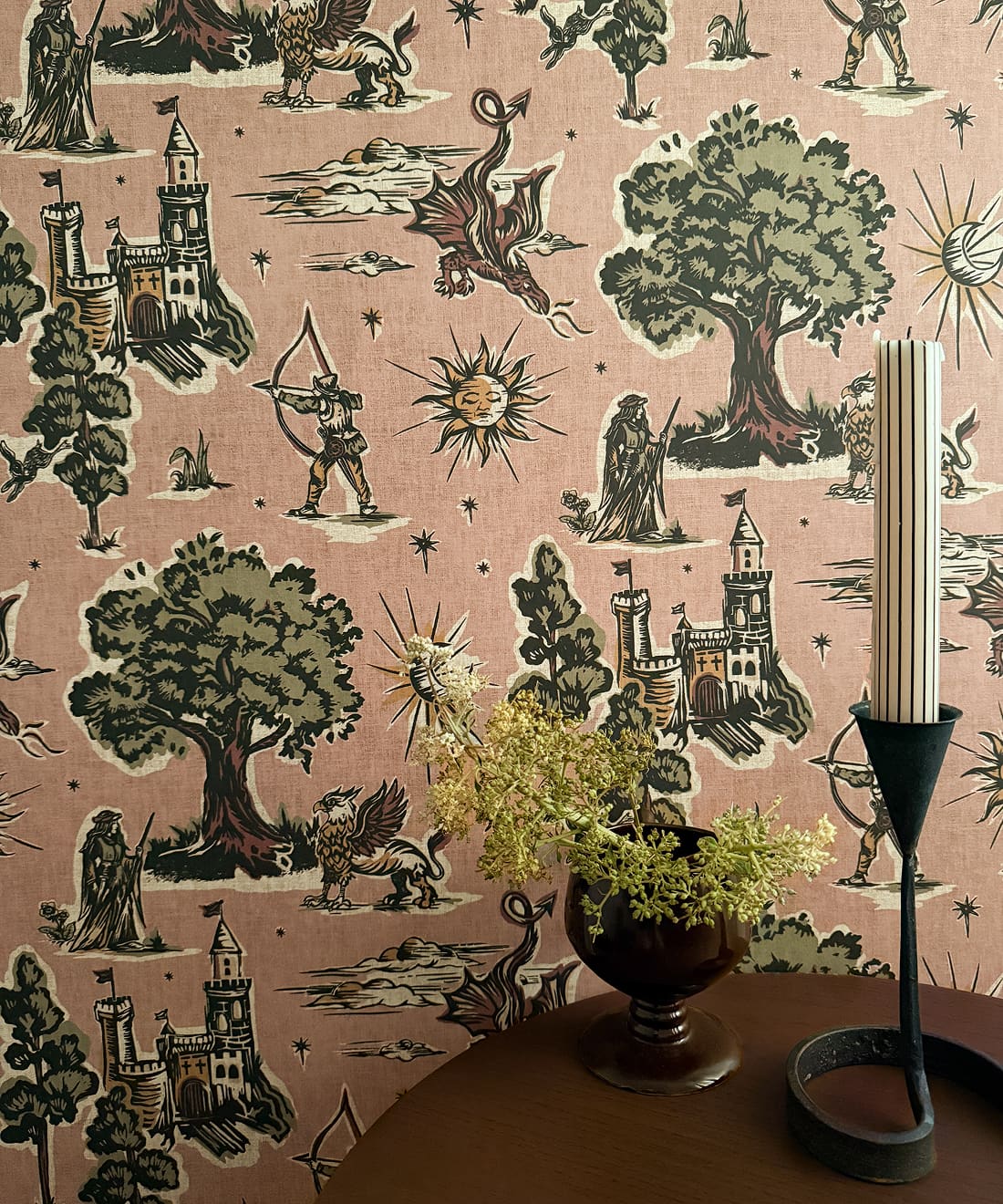 Realm Wallpaper, Blush