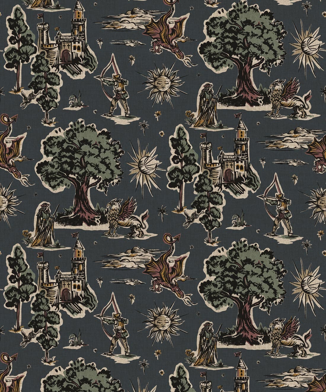Realm Wallpaper, Indigo