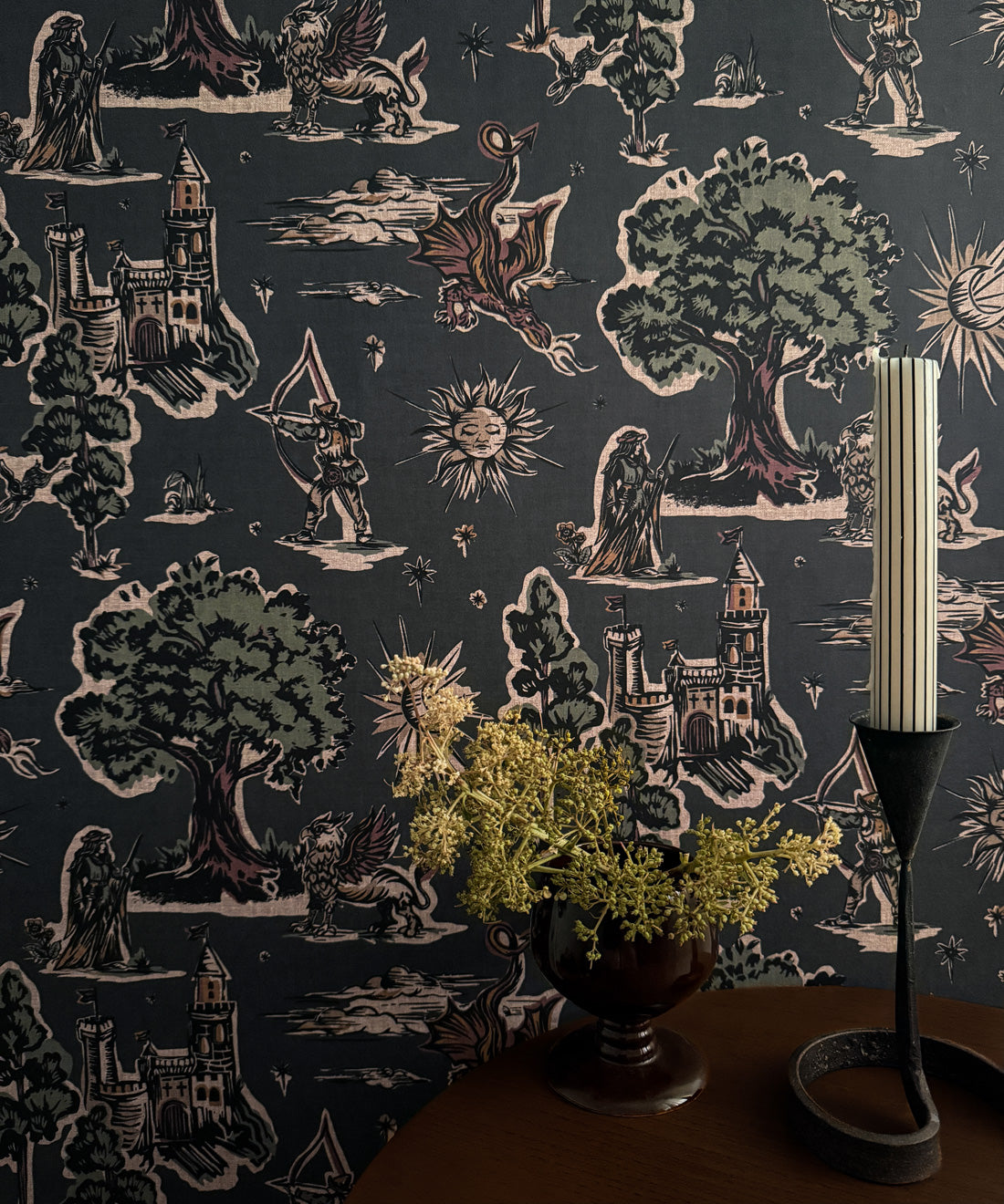 Realm Wallpaper, Indigo
