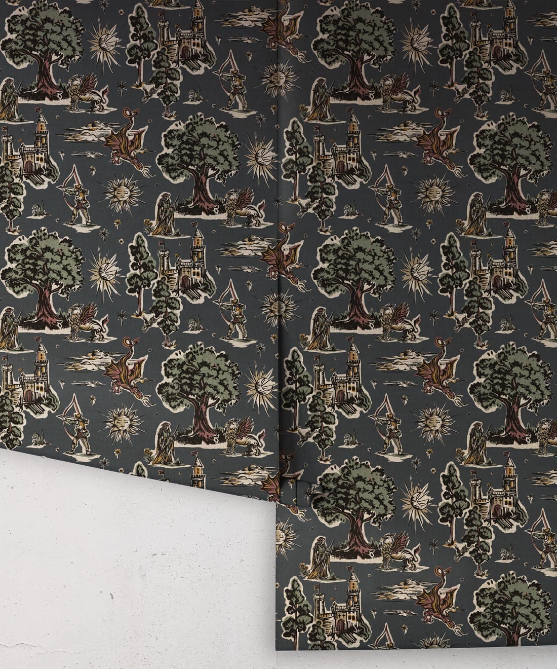 Realm Wallpaper, Indigo