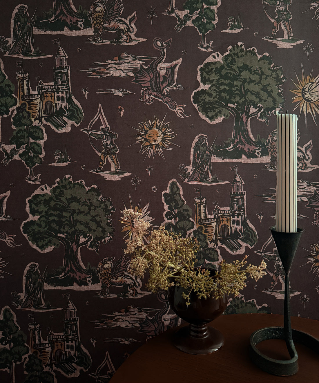 Realm Wallpaper, Plum