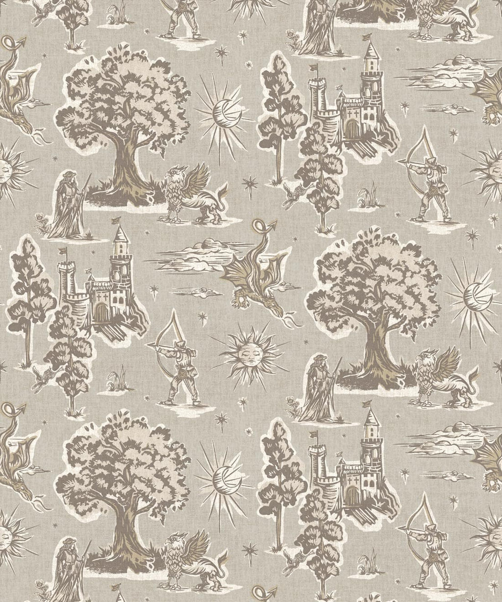 Realm Wallpaper, Taupe