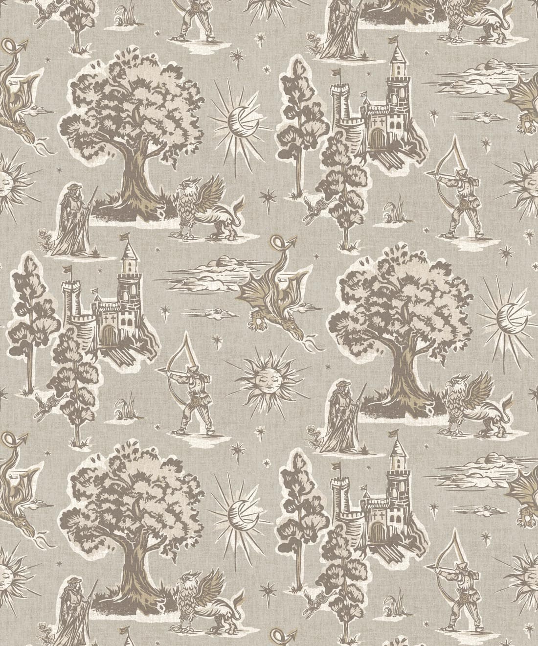 Realm Wallpaper, Taupe