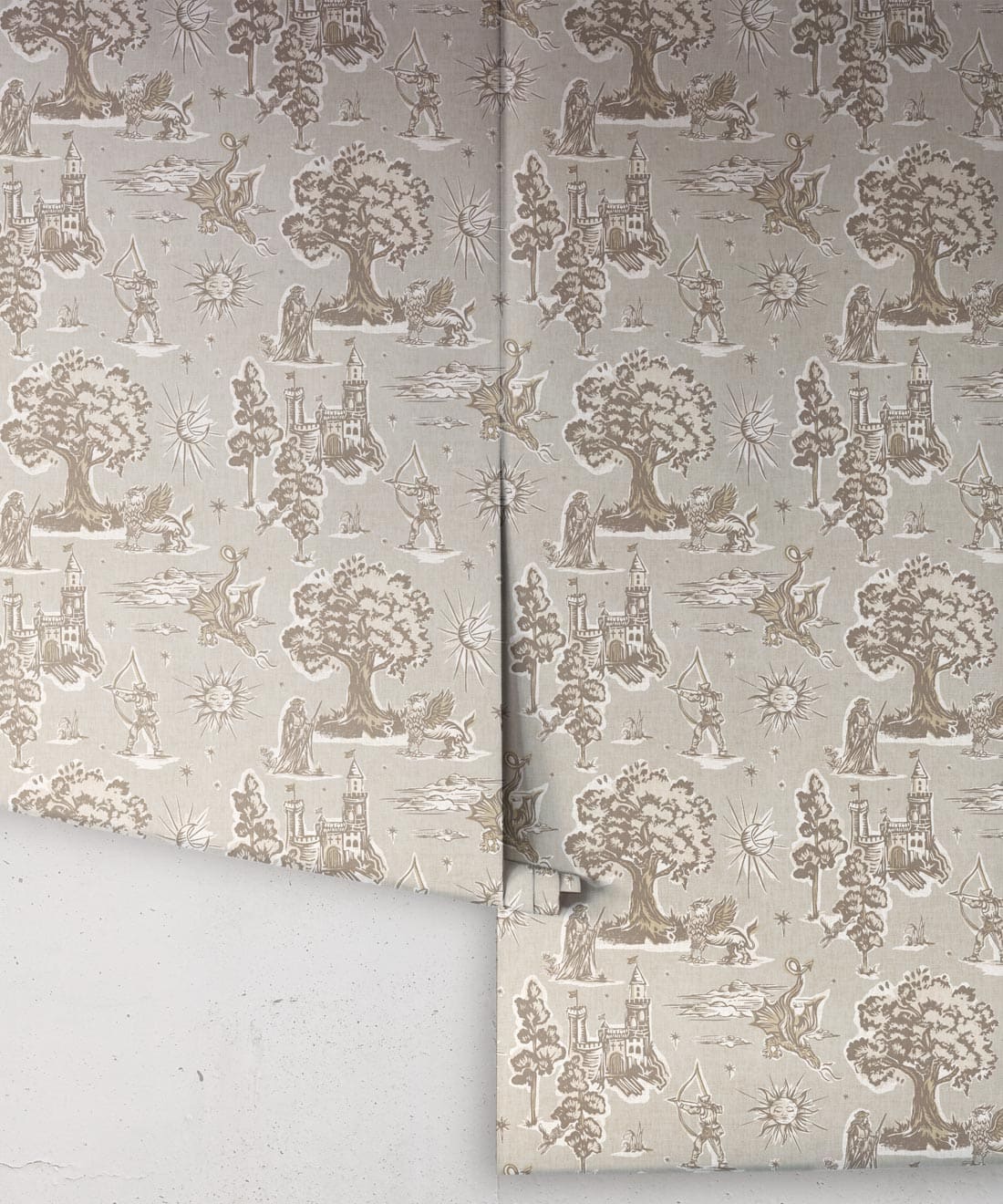 Realm Wallpaper, Taupe