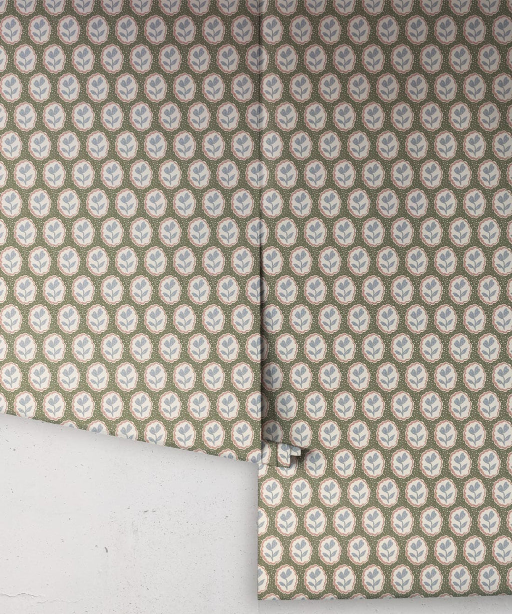 Nell Wallpaper, Olive