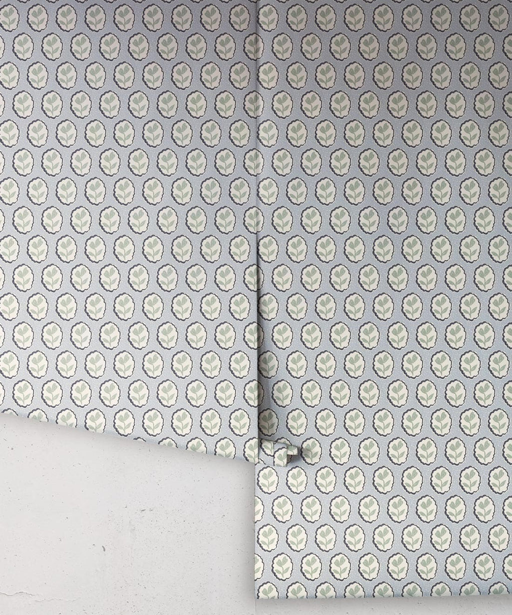 Nell Wallpaper, Periwinkle