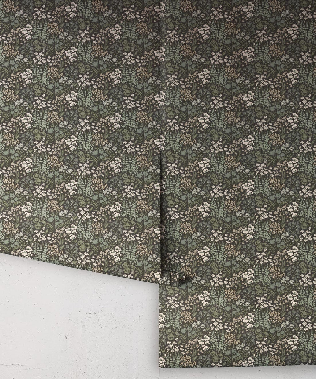 Ophelia Wallpaper, Olive