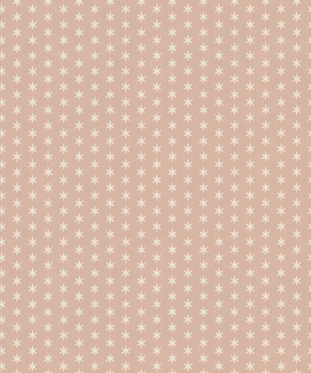 Tudor Star Wallpaper, Blush
