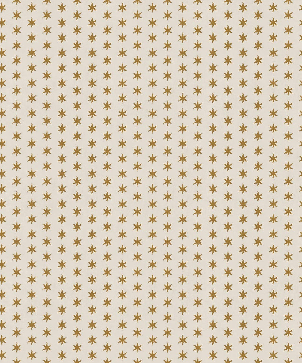 Tudor Star Wallpaper, Gold