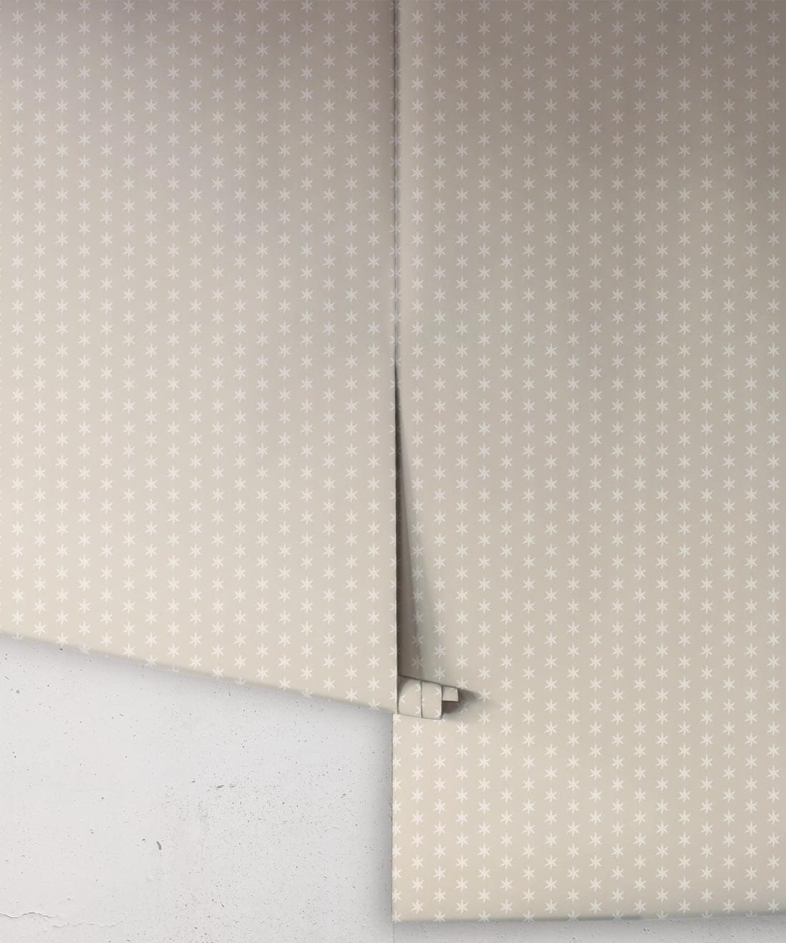 Tudor Star Wallpaper, Linen