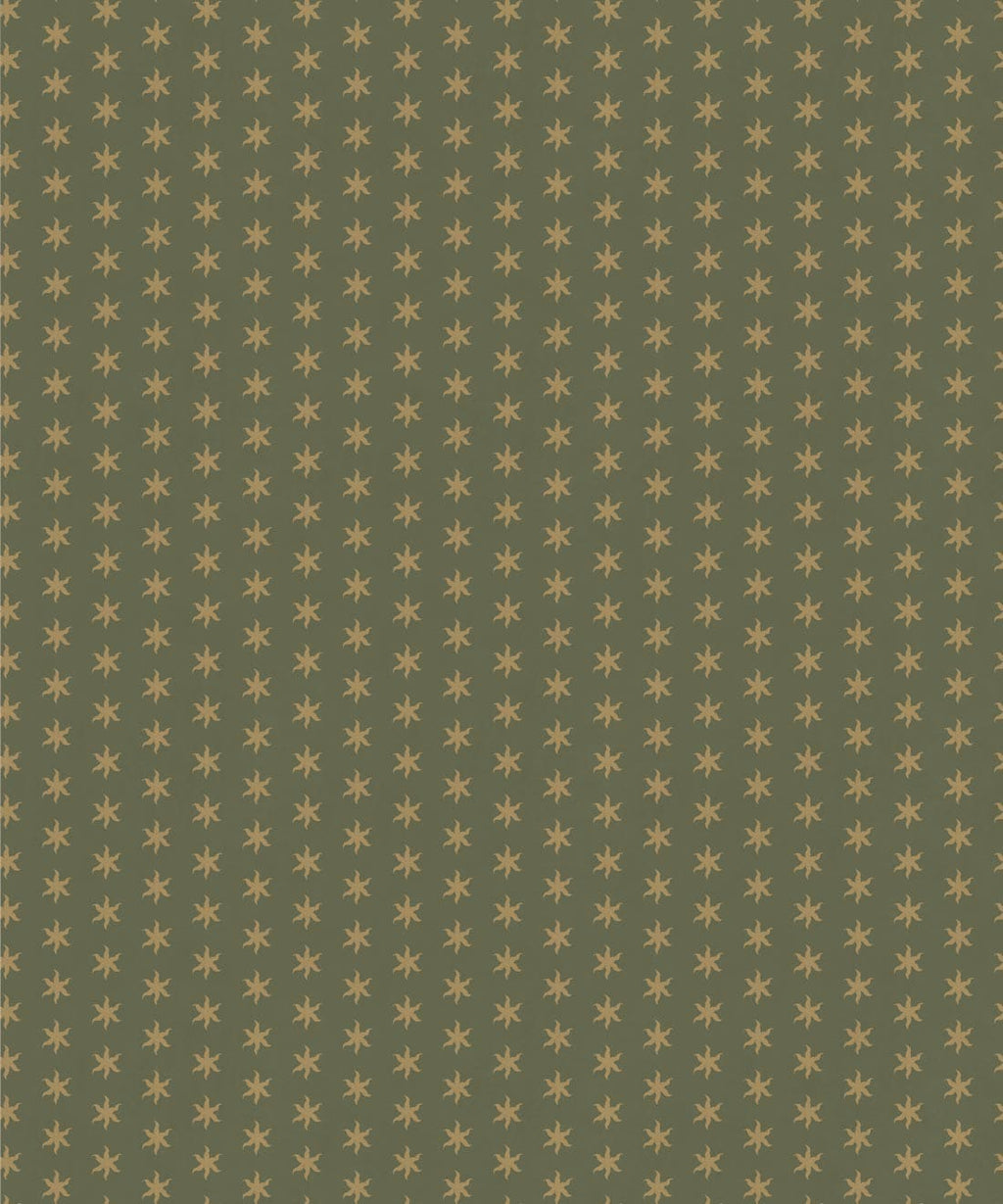 Tudor Star Wallpaper, Moss