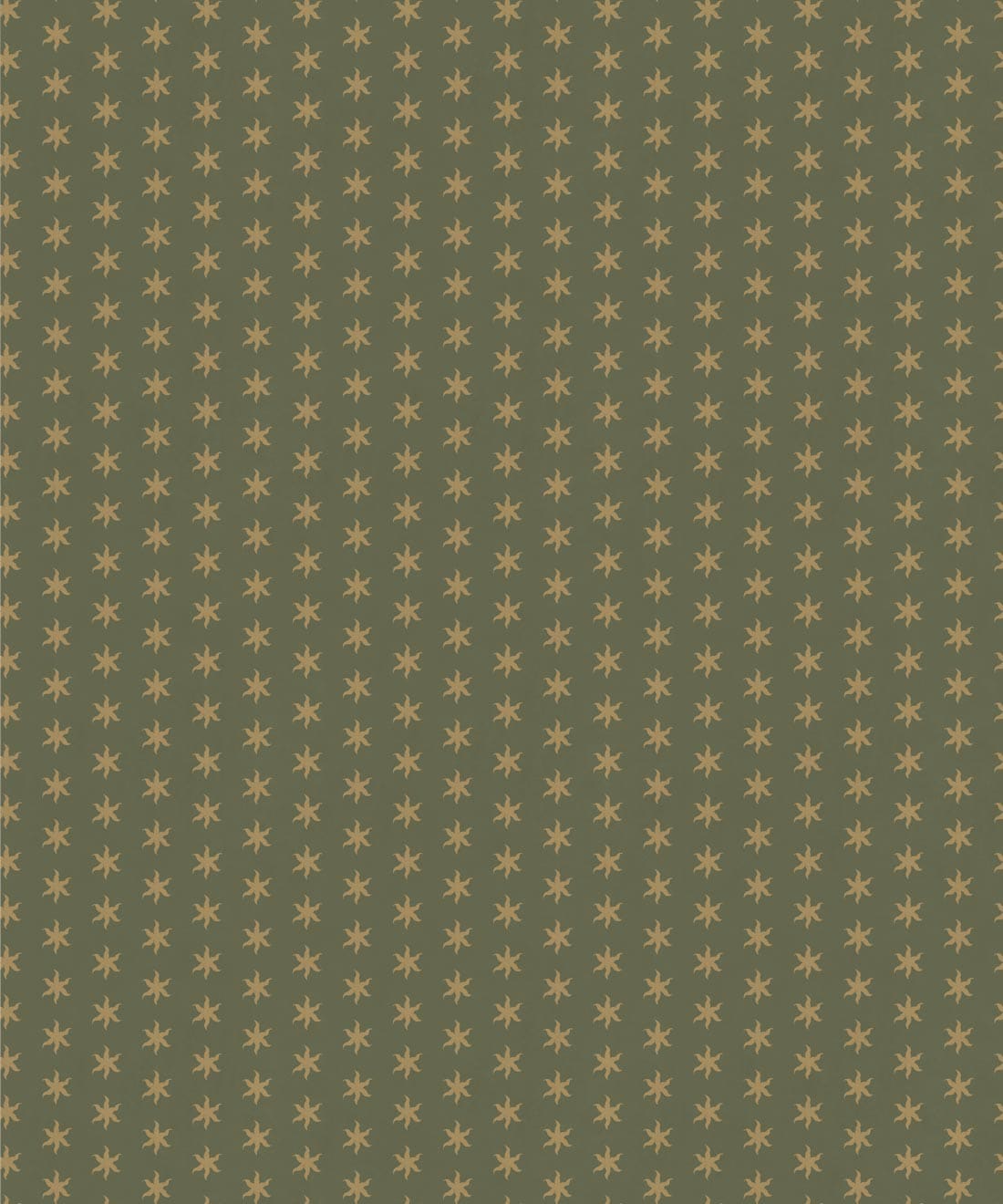 Tudor Star Wallpaper, Moss