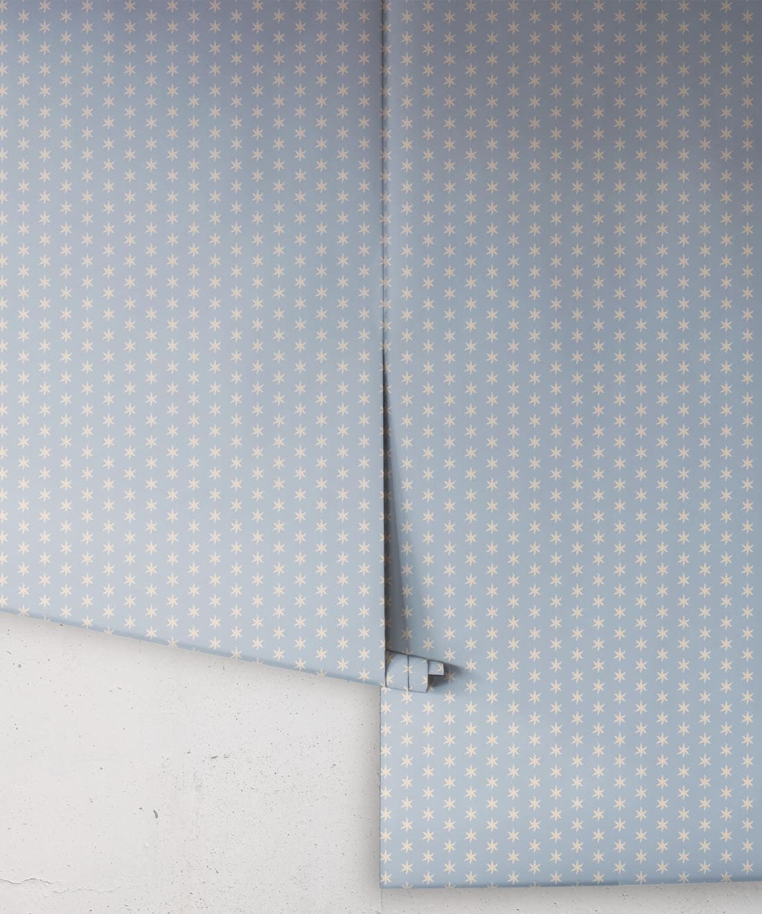 Tudor Star Wallpaper, Periwinkle